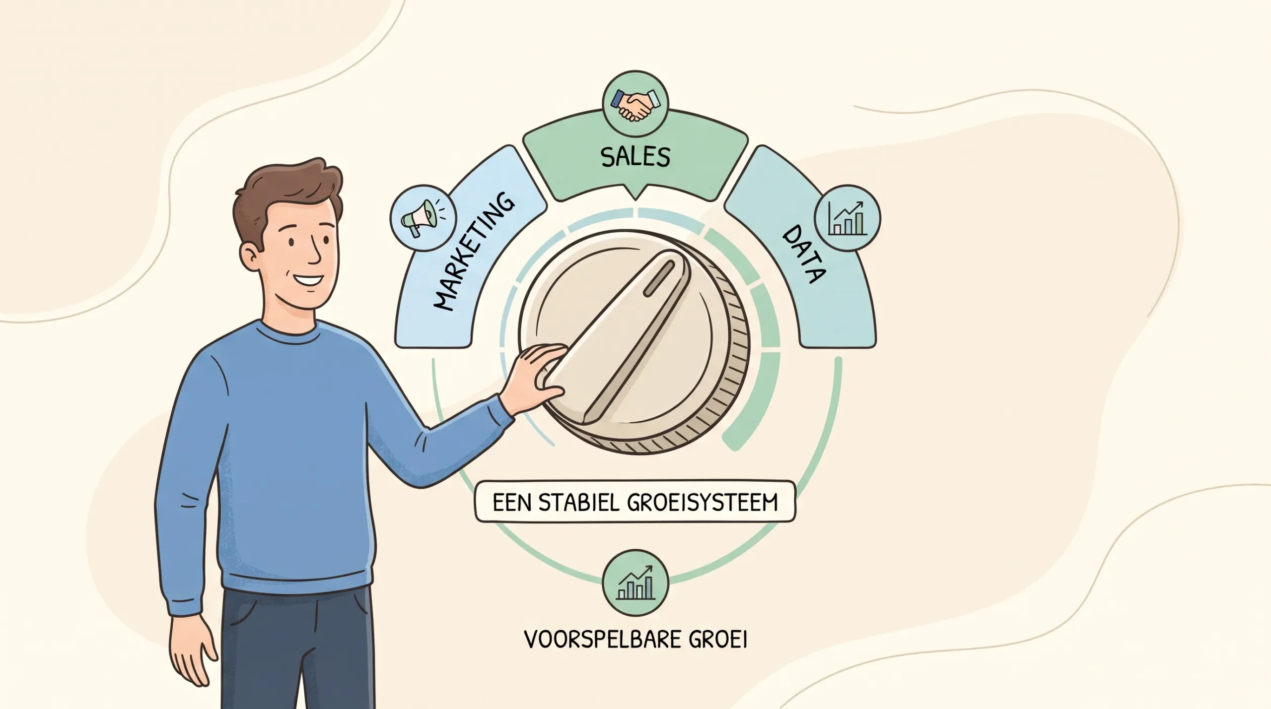Marketing voor bedrijven die voorspelbaar willen groeien - Main Image
